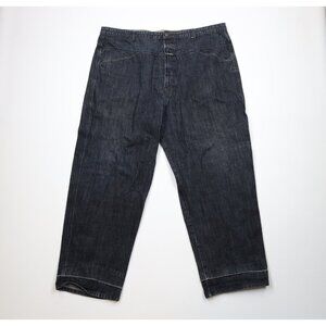 Vintage 90s Marithe Francois Girbaud Mens 44x30 Distressed Baggy Wide Leg Jeans